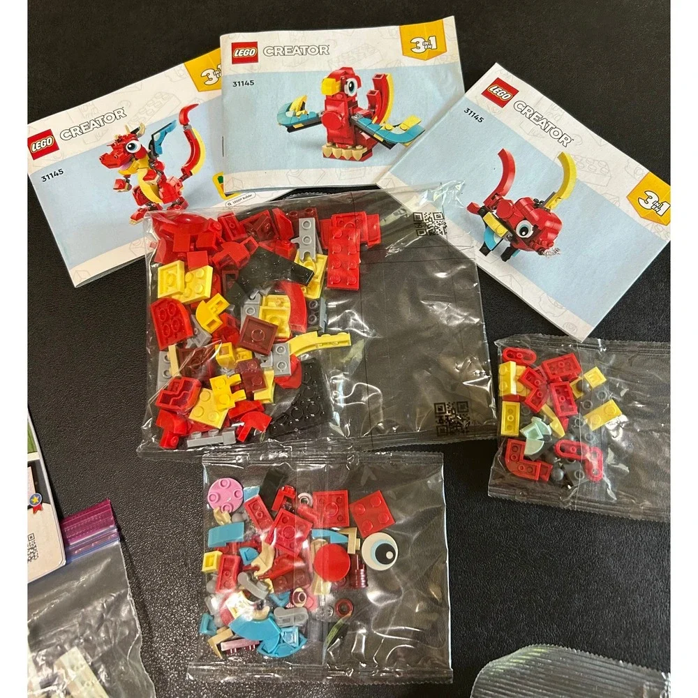 LEGO Building‎ Sets (3) Minecraft Friends Creator 3-in-1 READ